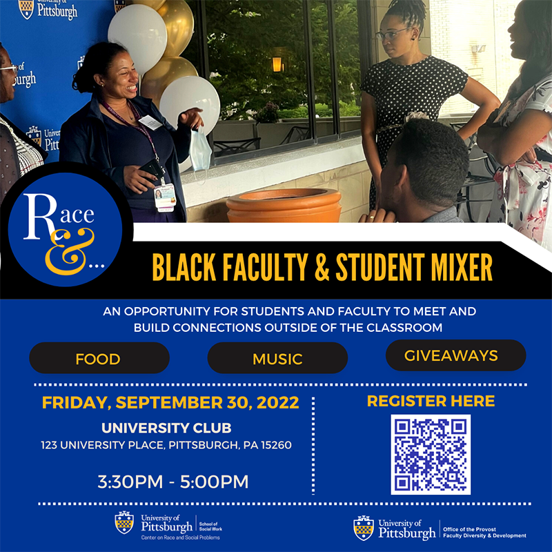 Black Faculty & Student Mixer Flyer - Details in web copy below